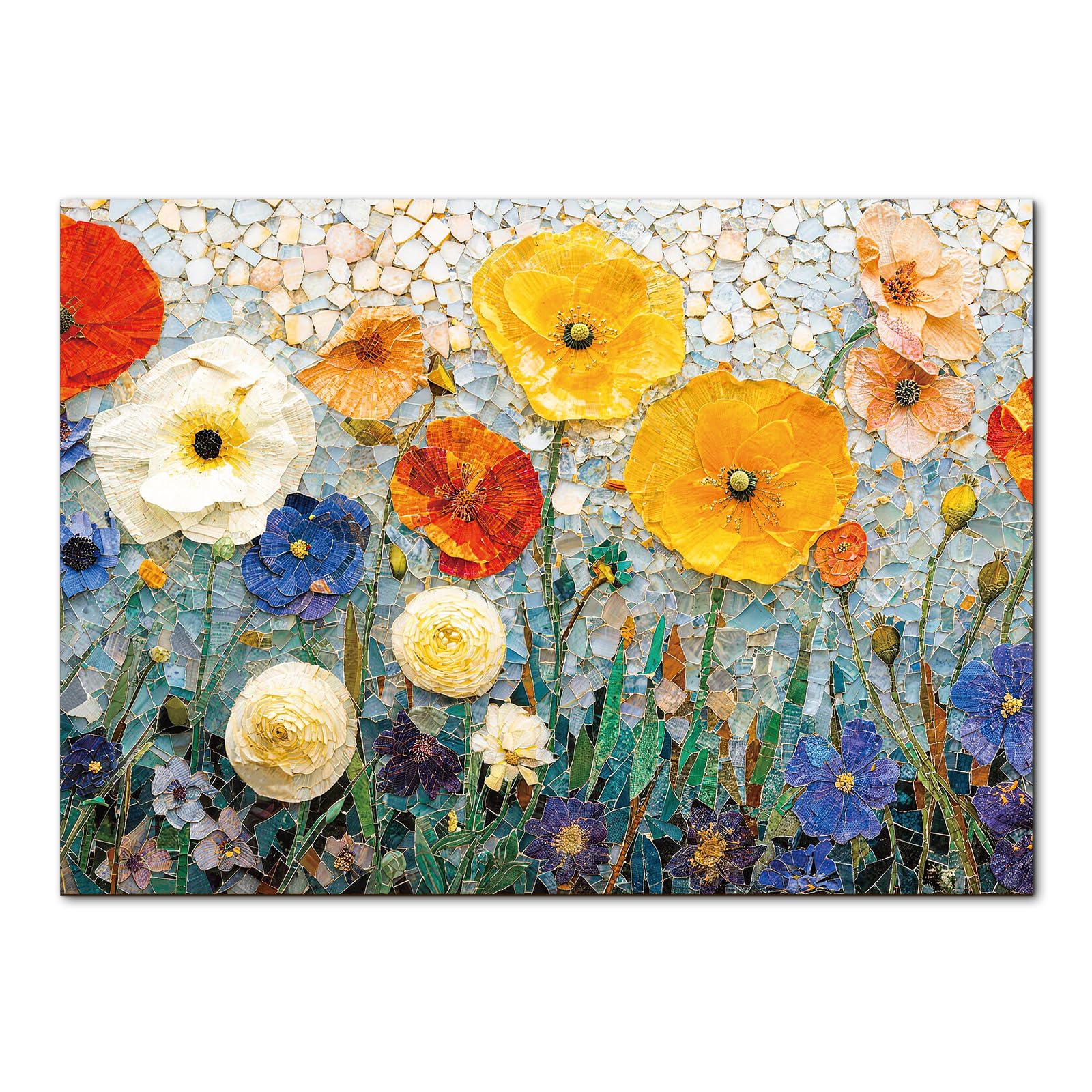 Blumuze Jigsaw Puzzle for Adults 1000 Piece,70 x 50 cm Jigsaws 1000 pieces for Adults for Decoration,1000 piece Puzzle Gifts for Friend Family on her Birthday (Wildflower)