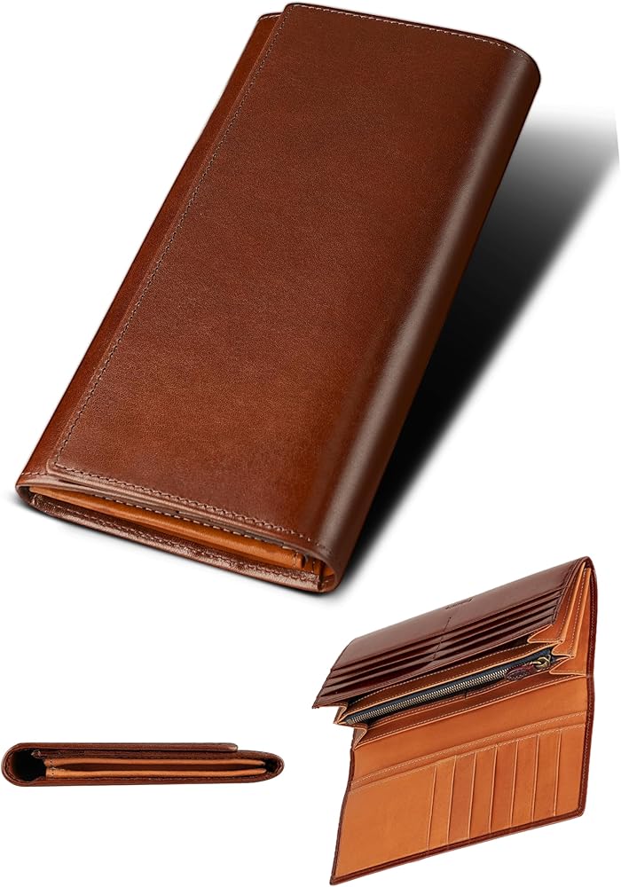 Amazon | [ファブリツィオ] 財布 メンズ レディース 長財布 2つ折り