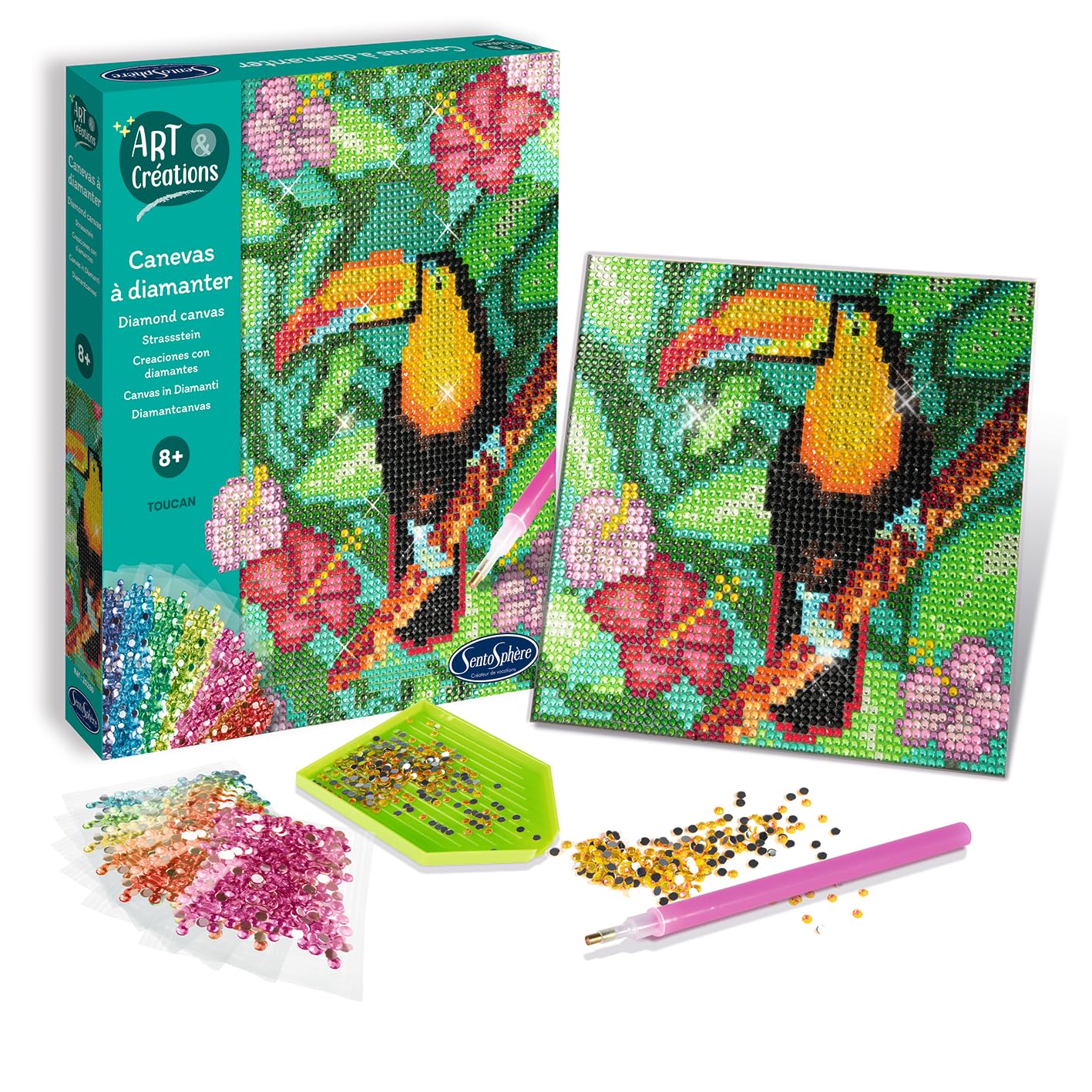 Sentosphere Diamond Canvas - Toucan
