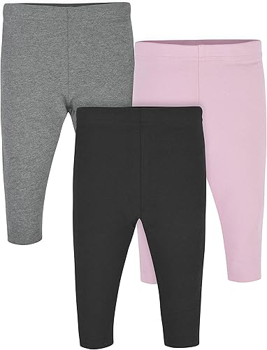 Gerber Paquete múltiple de leggings prémium para bebés y niñas pequeñas