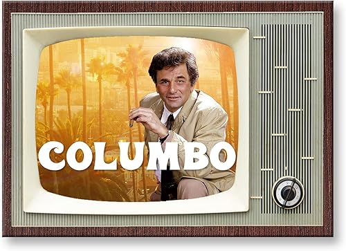 Miniatura 1 de Columbo TV Retro Vintage TV - Imán para nevera