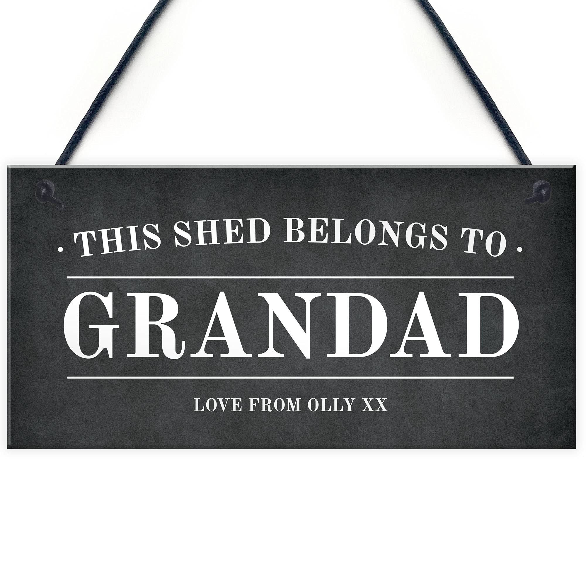 Novelty Shed Sign Personalised This Shed Belongs To Man Cave Sign Gift For Men