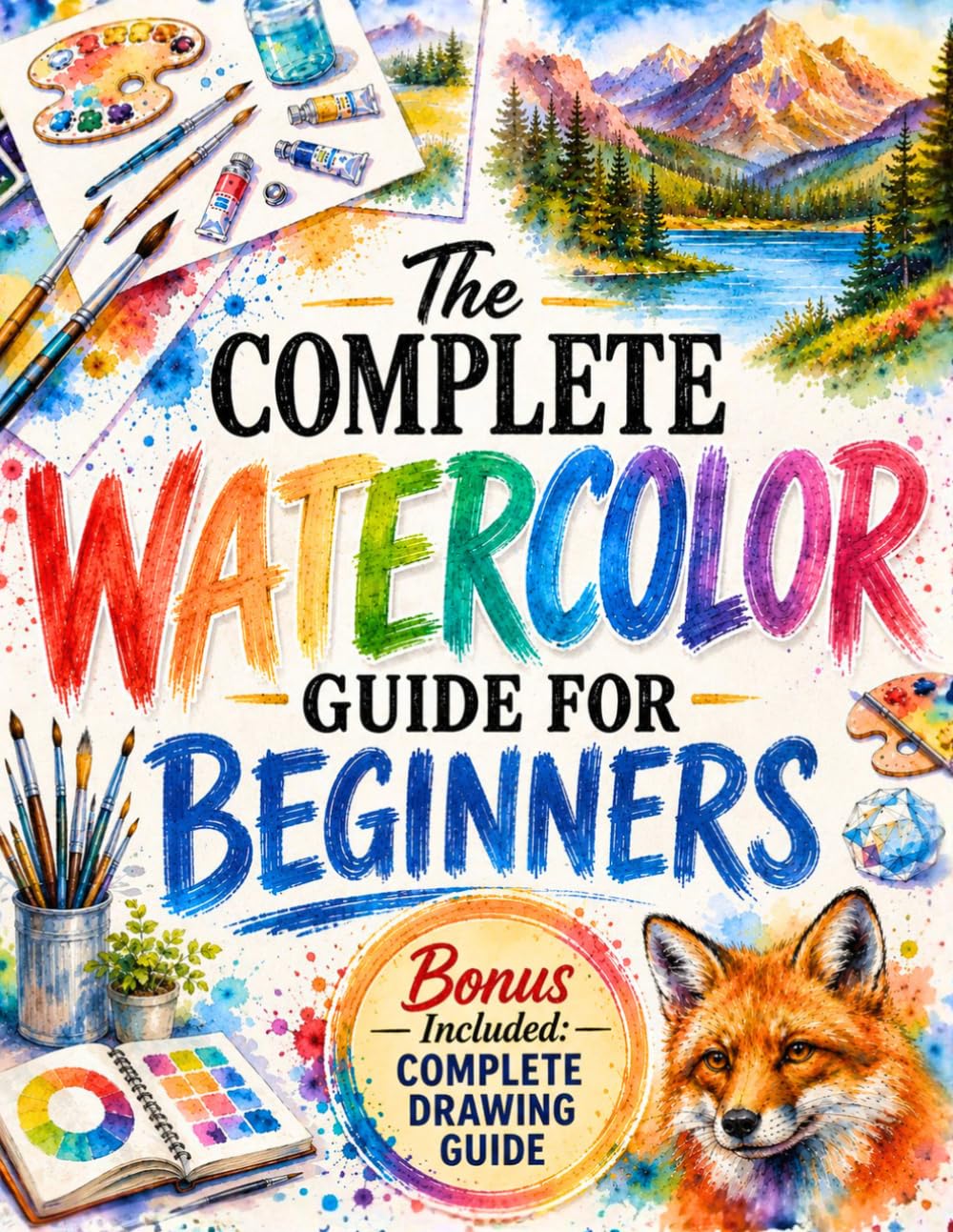 The Complete Watercolor Guide for Beginners: The Ultimate Course with Exercises and Step-…