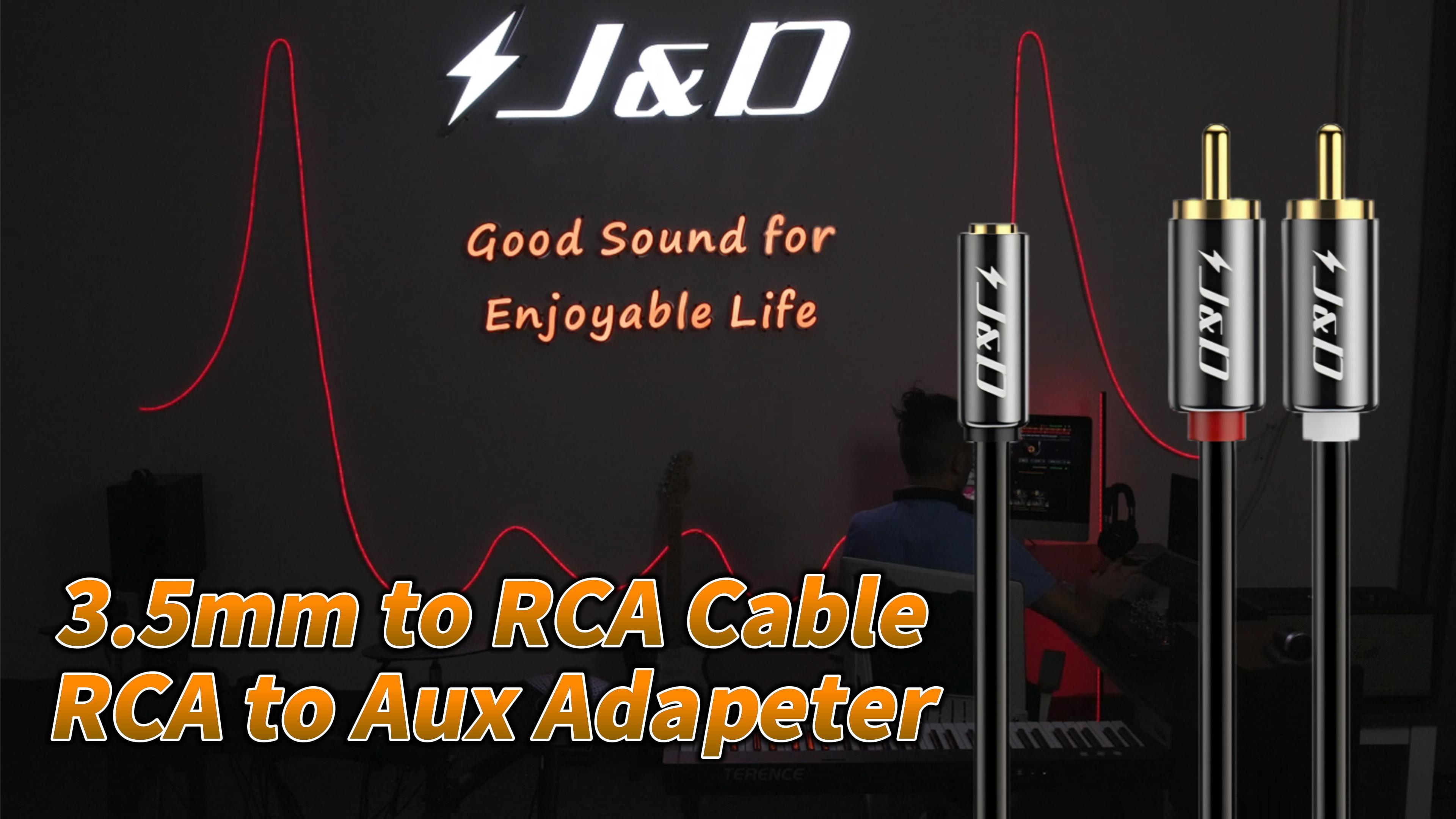 ★リアルフード★キーホルダー&イヤホンジャック★ Amazon.com: J&D 3.5mm to RCA Adapter Cable, Gold Plated 3.5mm