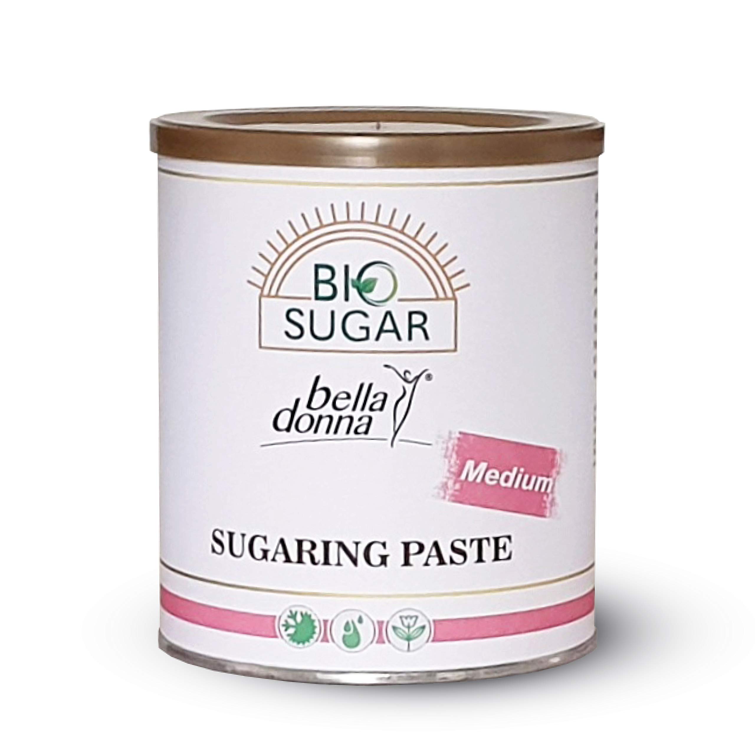 Bella Donna - Pâte pour Épilation à la Cire au Sucre « Medium », 1100 g (100 % Naturel) - Douceur Soyeuse sur tous Types de Peau