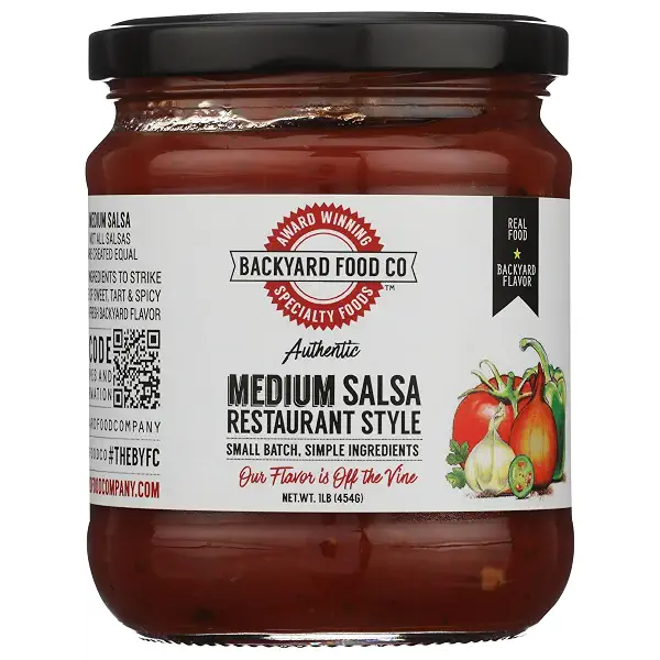 The Backyard Food Co Medium Salsa, 16 OZ 1