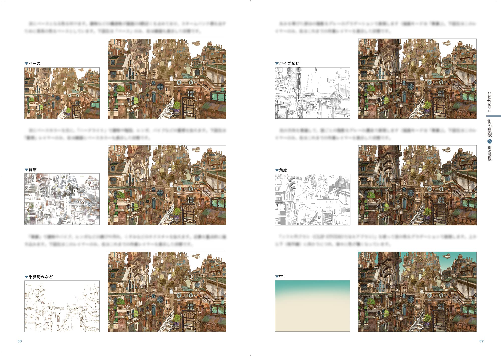 レビュー】Photoshopで描くスチームパンクの世界【書評】｜物語る工房