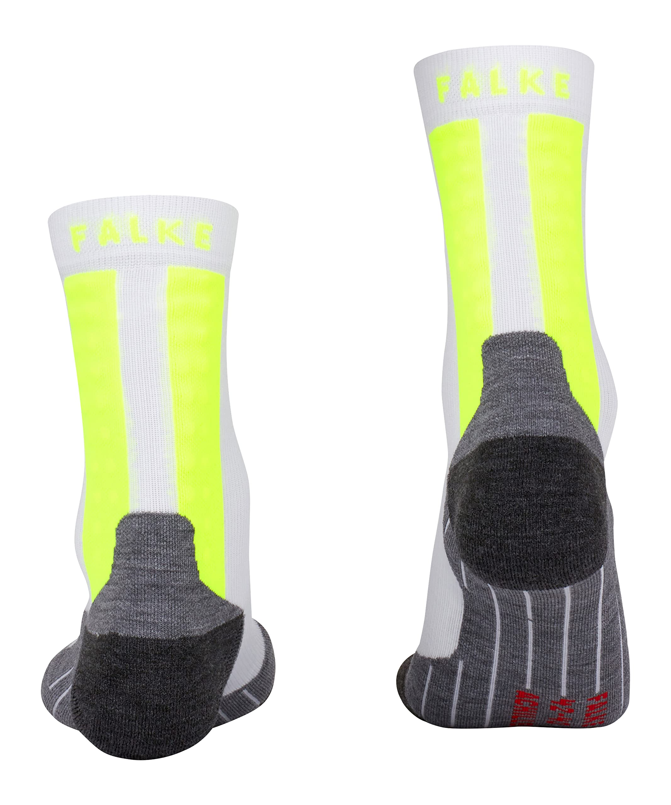 FALKE hombre Achilles calcetines para correr refuerzos medios compresión del tobillo antiampollas alivia el dolor en los tendones transpirable secado rápido lyocell hilo funcional 1 par