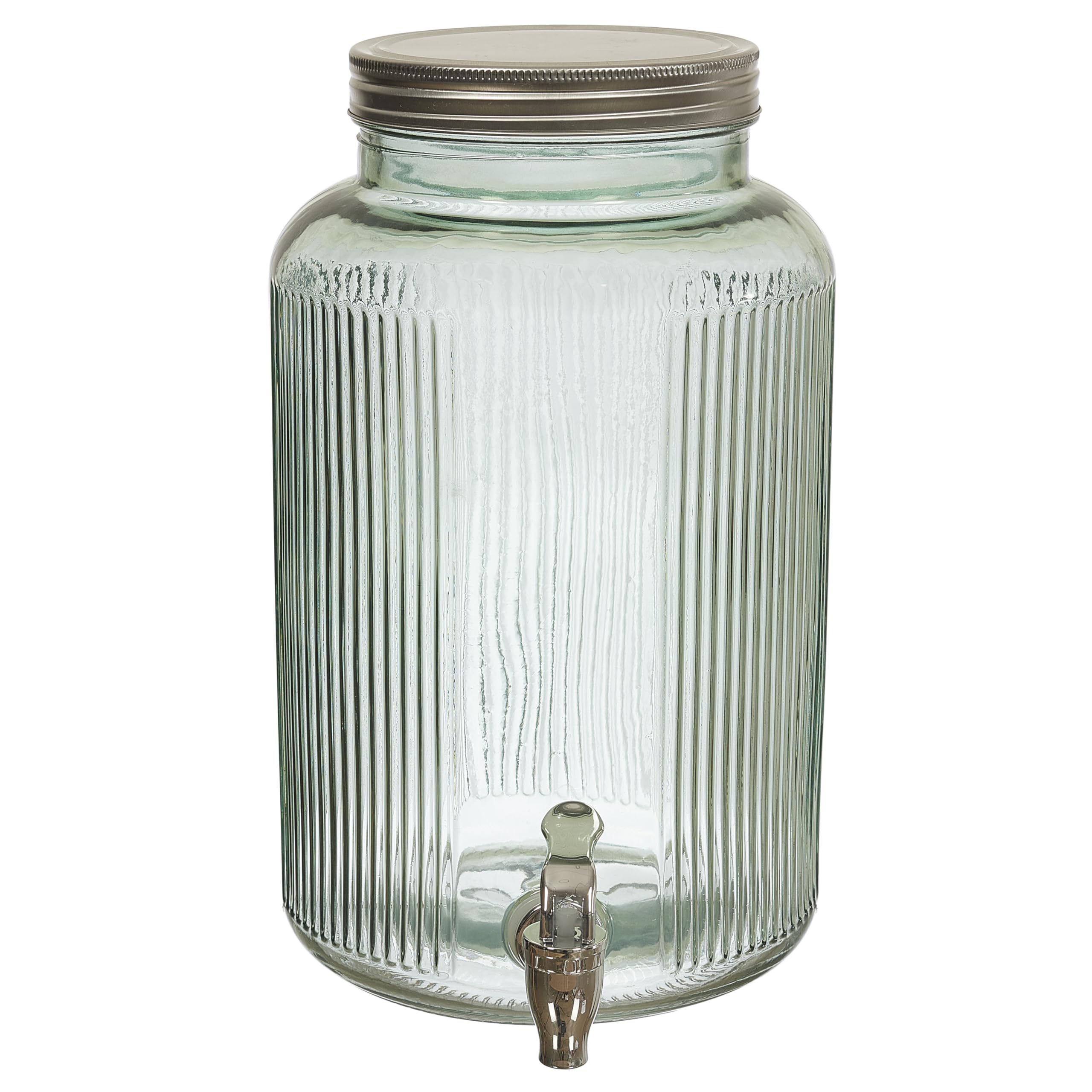 COOK CONCEPT - KA0495, Fuente de Vidrio de Color 5L para Bebidas y Aperitivos, Diseñada para Cócteles, Cervezas y Zumos - Ideal para Fiestas y Eventos - 5L