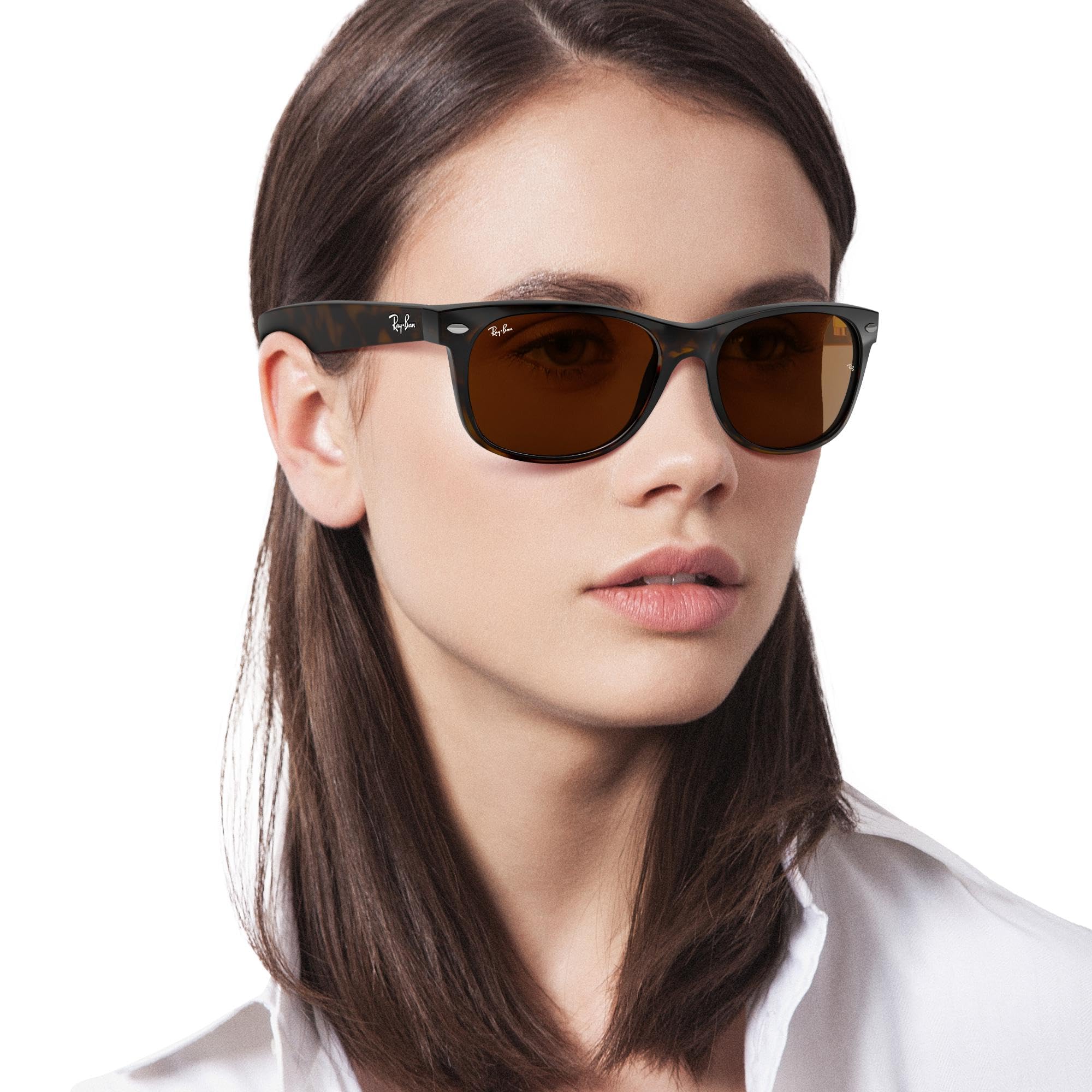 Amazon.co.jp: Ray Ban RB2132 New Wayfarer べっ甲柄 / ブラウン セル