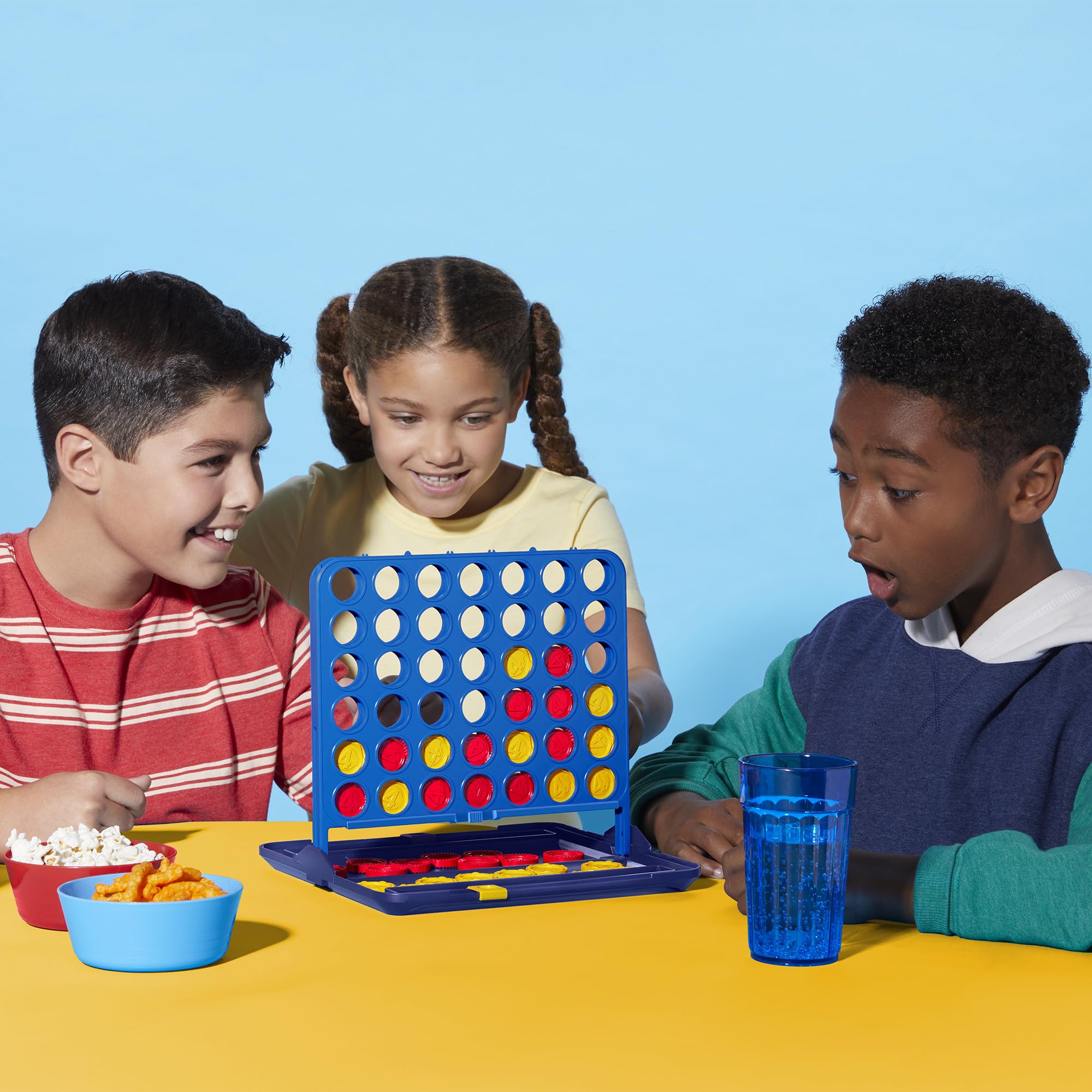 Image secondaire de Hasbro Games 4 Officiel - Jeu de Stratégie Portable pour 2 Joueurs
