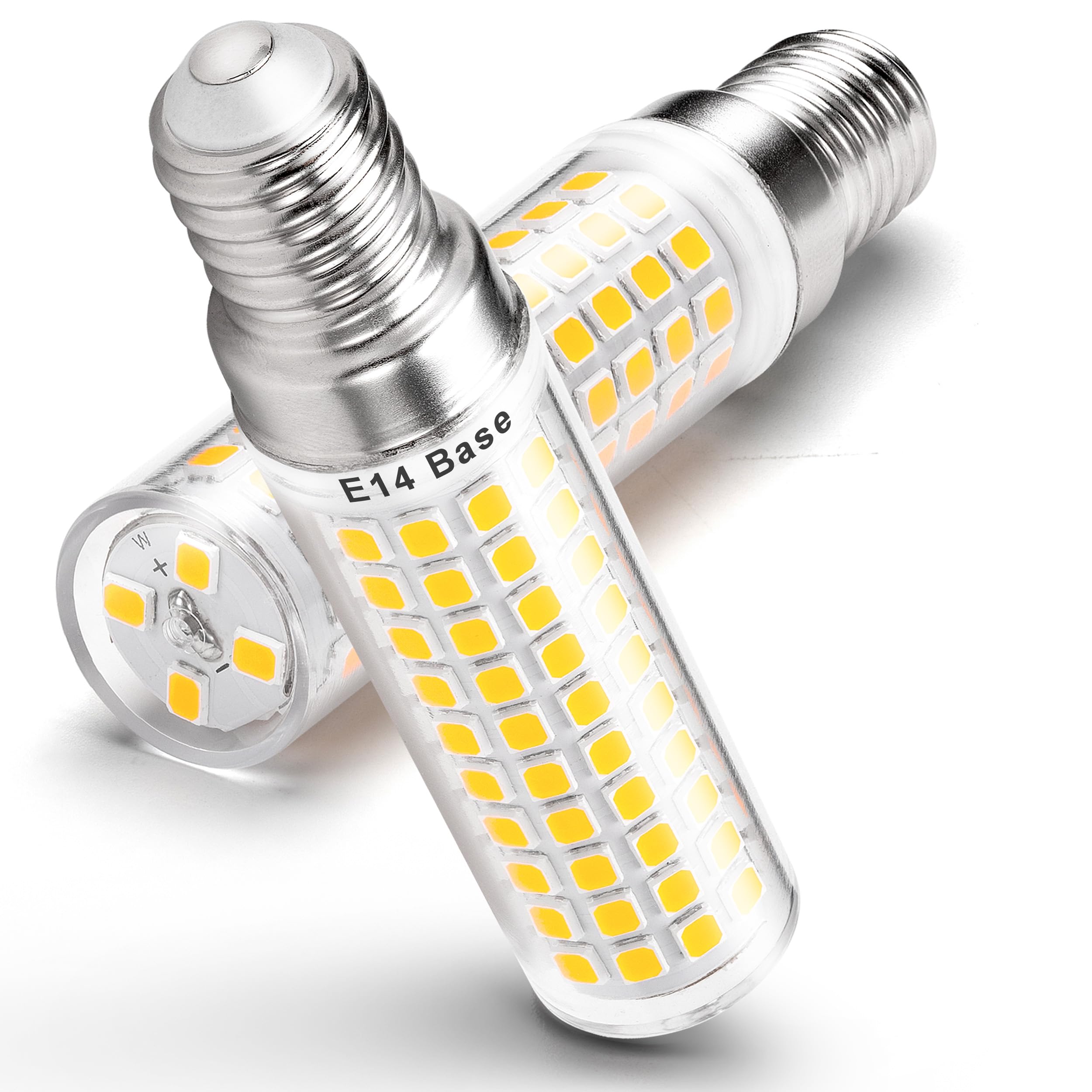 E14 LED Candle Bulbs 100W Equivalent, 4000k White 7W SES Light Bulb，2PCS