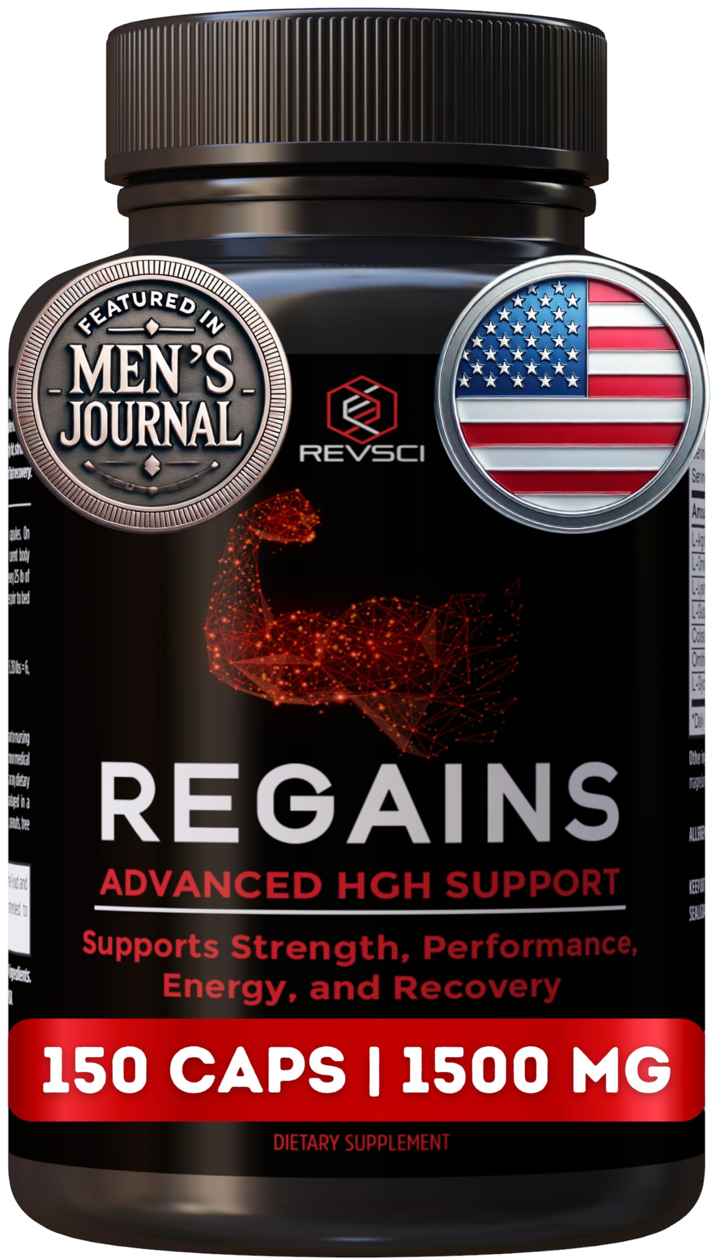HGH Supplements for Men & Women - Regains Natural Anabolic Muscle...