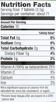 PINES Organic Alfalfa, 500 Count Tablets