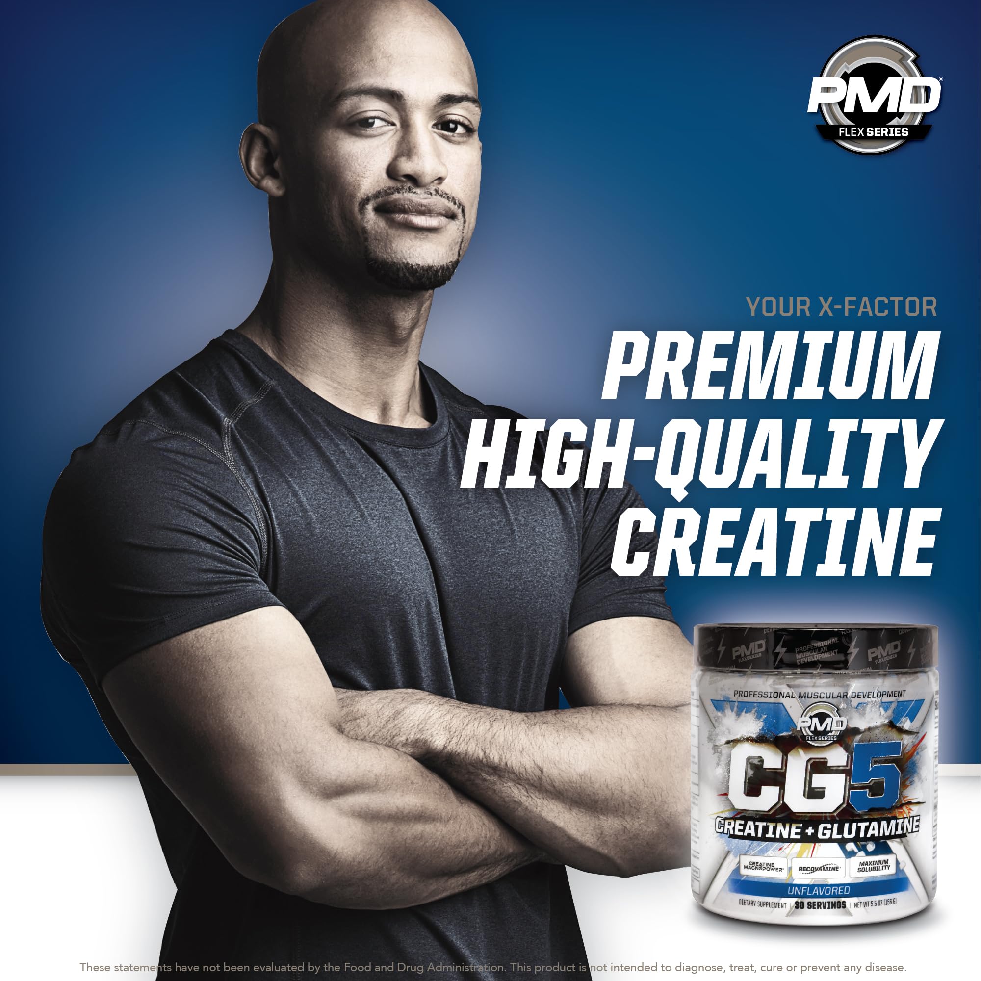 PMD Sports CG5 Premium Creatine & L-Glutamine Unflavored - 30 Servings — Amazon image 9