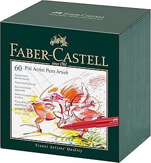 Faber-Castell Pitt Artist Pen® Brush - Gift Box of 60