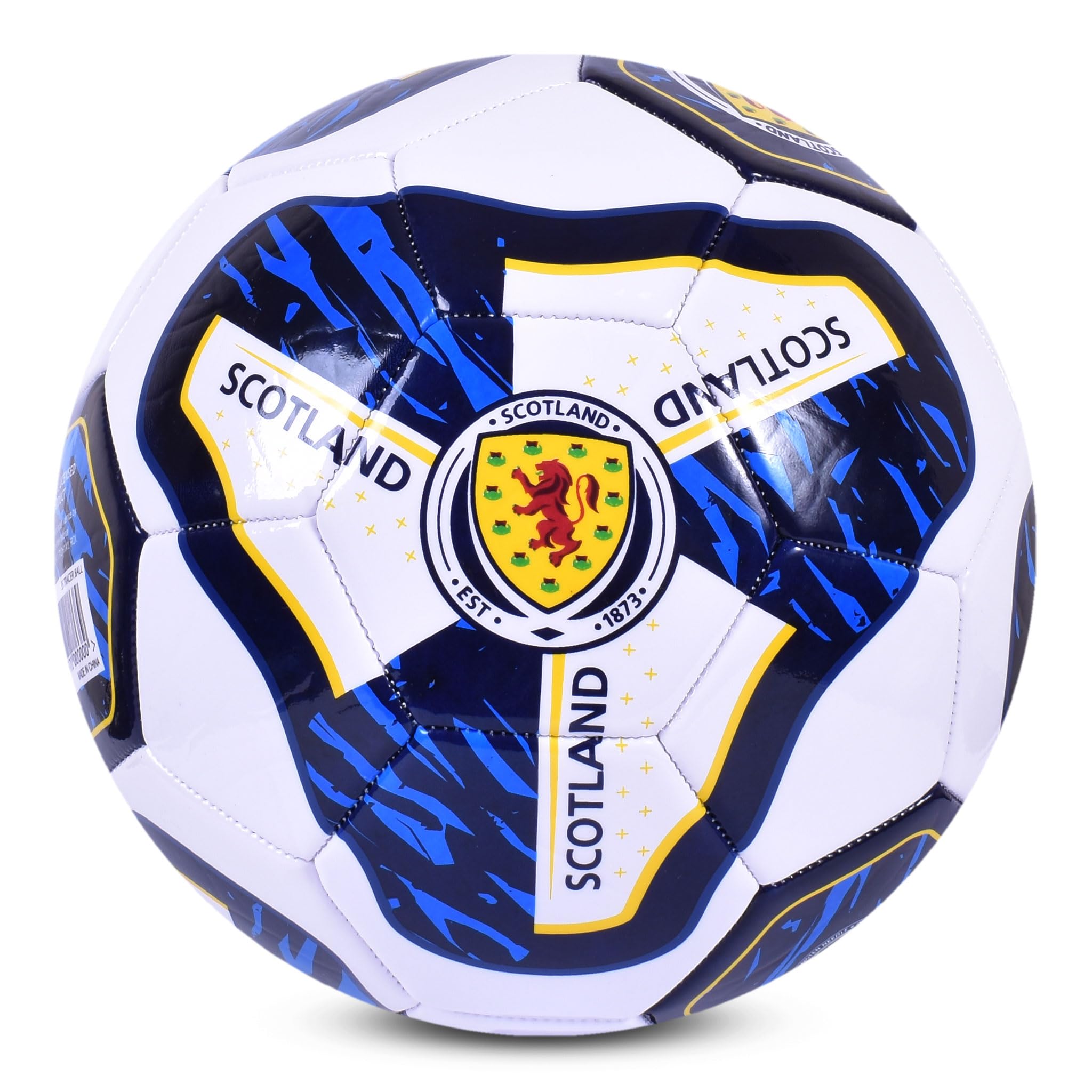 Hy-Pro Officially Licensed Scotland FA Football – Size 5, Tracer Design, Training, Match, Merchandise, Collectible For Kids and Adults