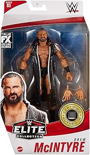 WWE GVB49 Elite Figure #14 Drew Mcintyre Toys, Black