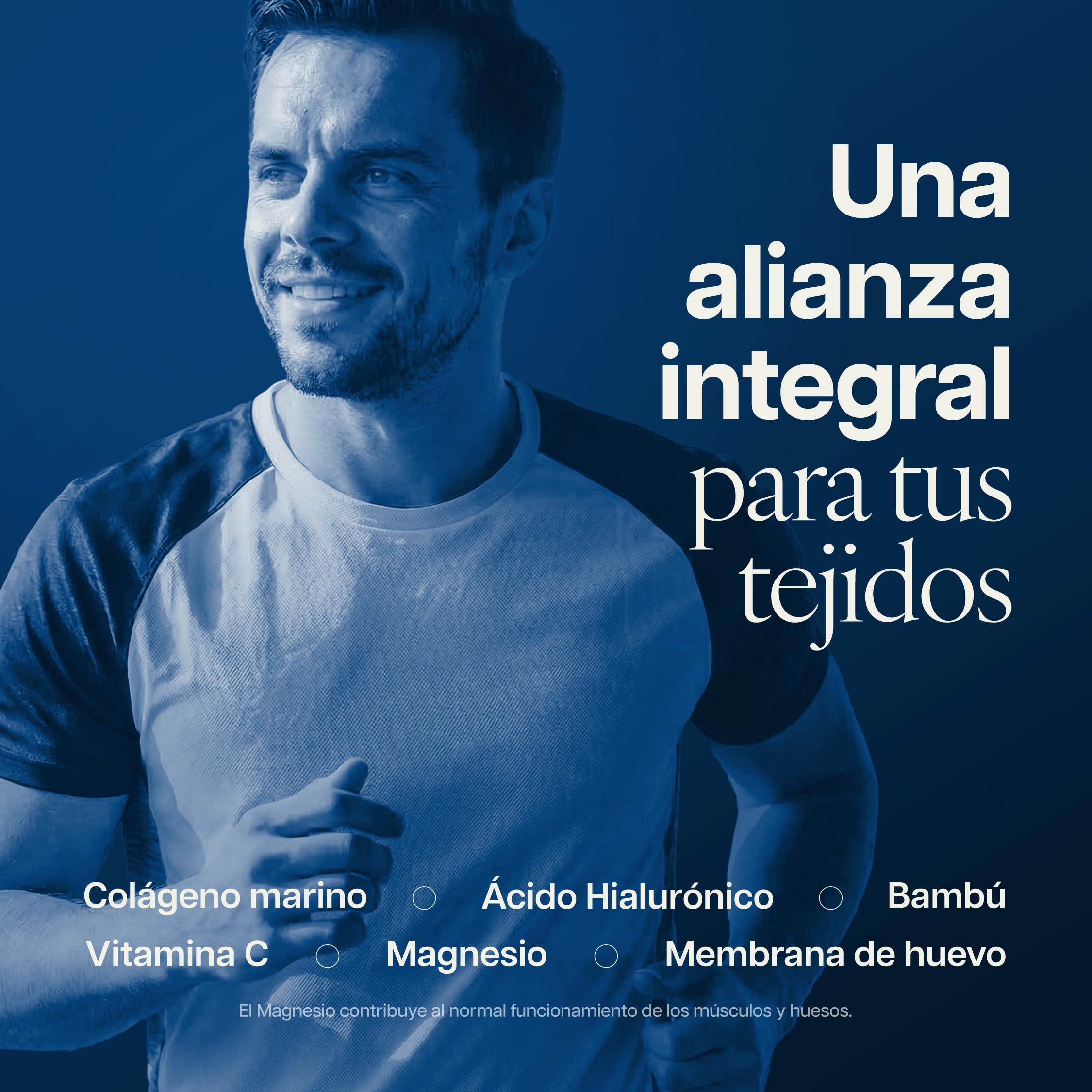 Colageno Hidrolizado Marino Con Acido Hialuronico Y Vitamina C | 5g Péptidos de Colágeno Peptan® por Dosis – Hasta 5x Más que Cápsulas - Con Magnesio | Formato Polvo 275g, 25 Dosis | Flexi TONGIL