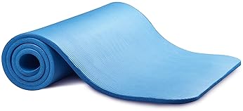 BalanceFrom GoYoga All-Purpose 1/2-Inch Extra Thick High Density Anti-Tear Exercise Yoga Mat with Carrying Strap