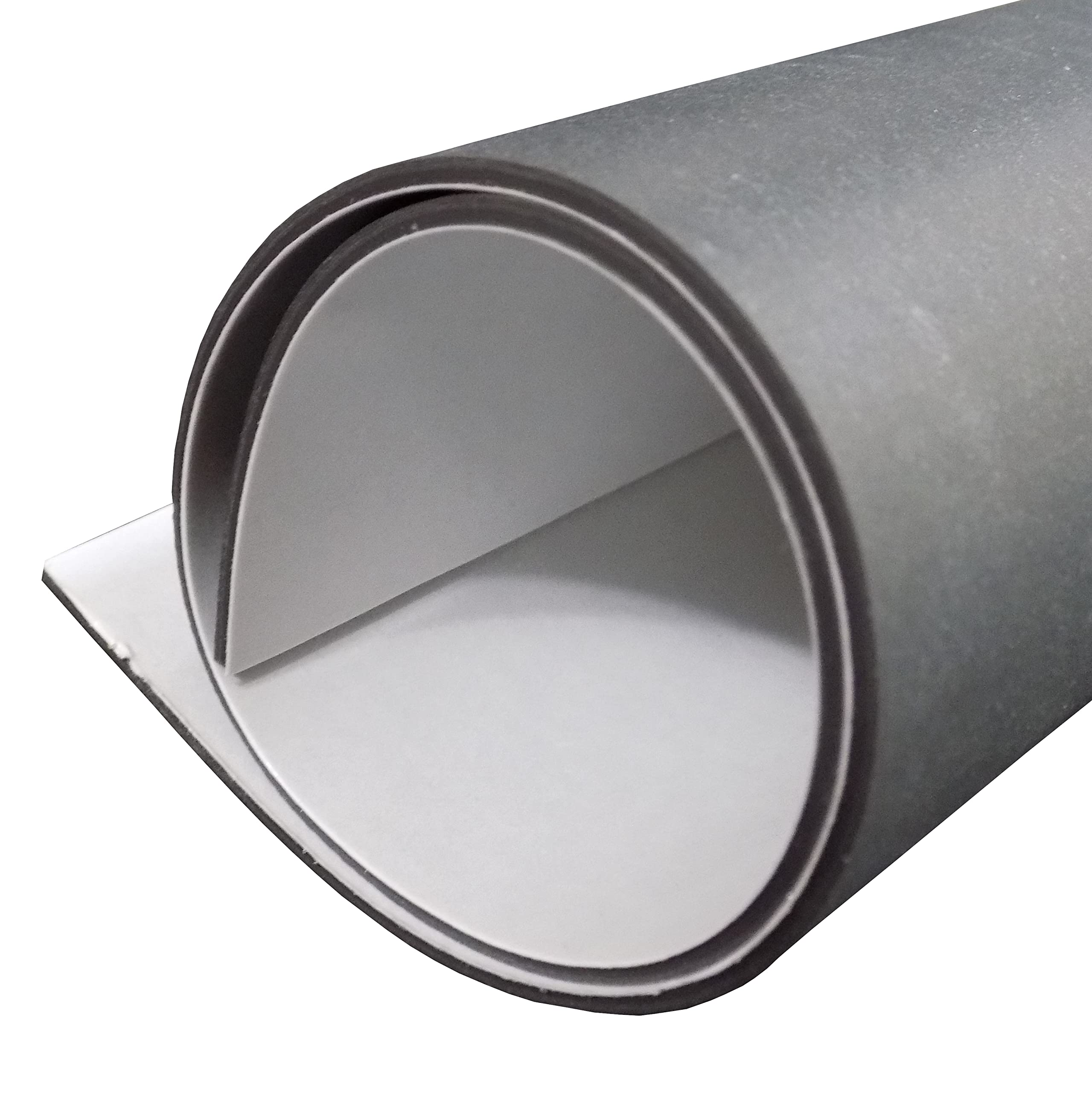 Exactly Rubber - Black Silicone Sheet with PSA Adhesive, 60A Durometer Rubber Mat, Gasket Material, -80 to 450°F Temperature Resistance, 350%