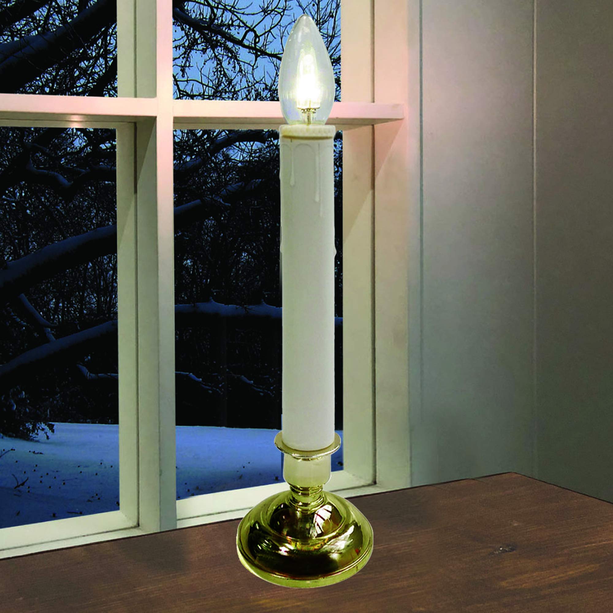 Brite Star Tiffany Twice AS Brite Candle, White