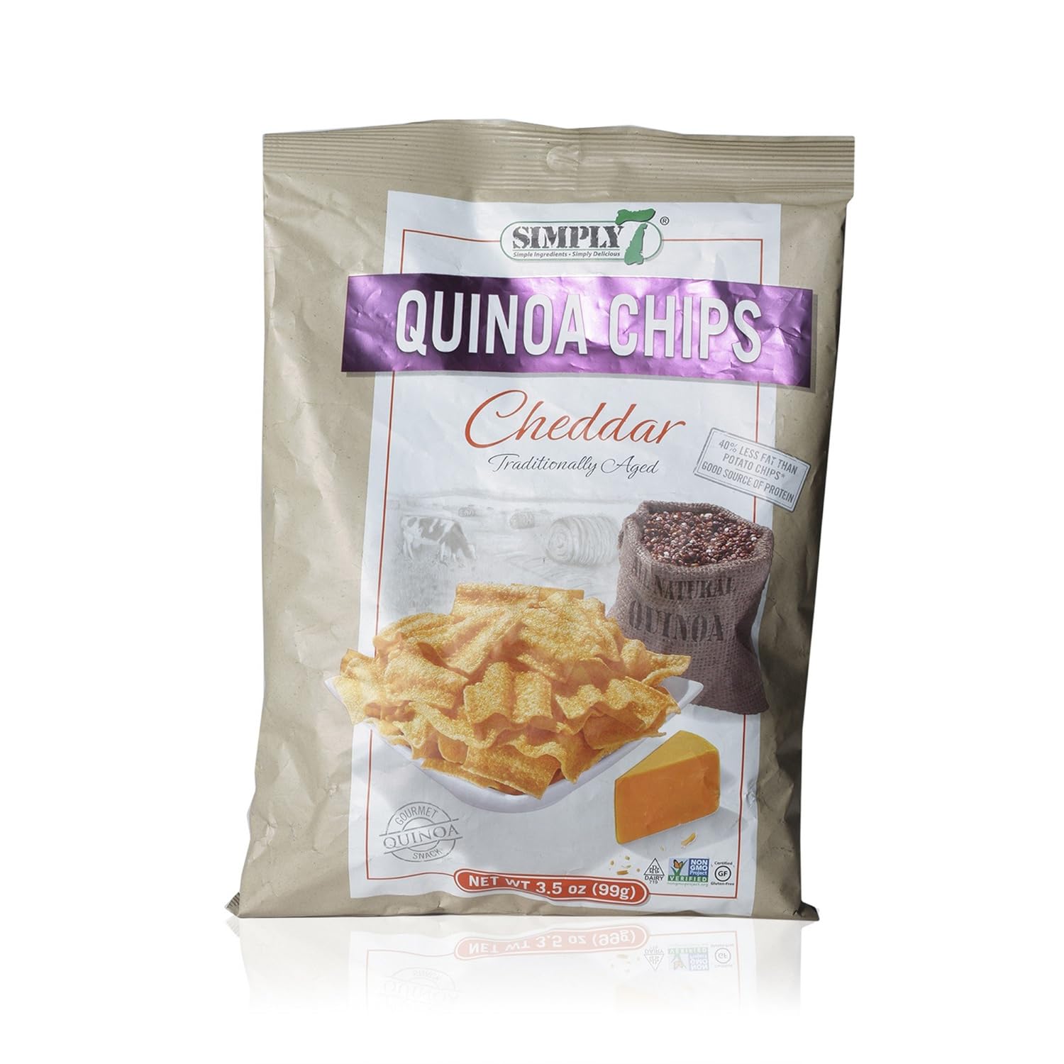 Simply 7 Quinoa Chips Cheddar, 99g Amazon.in Grocery & Gourmet Foods