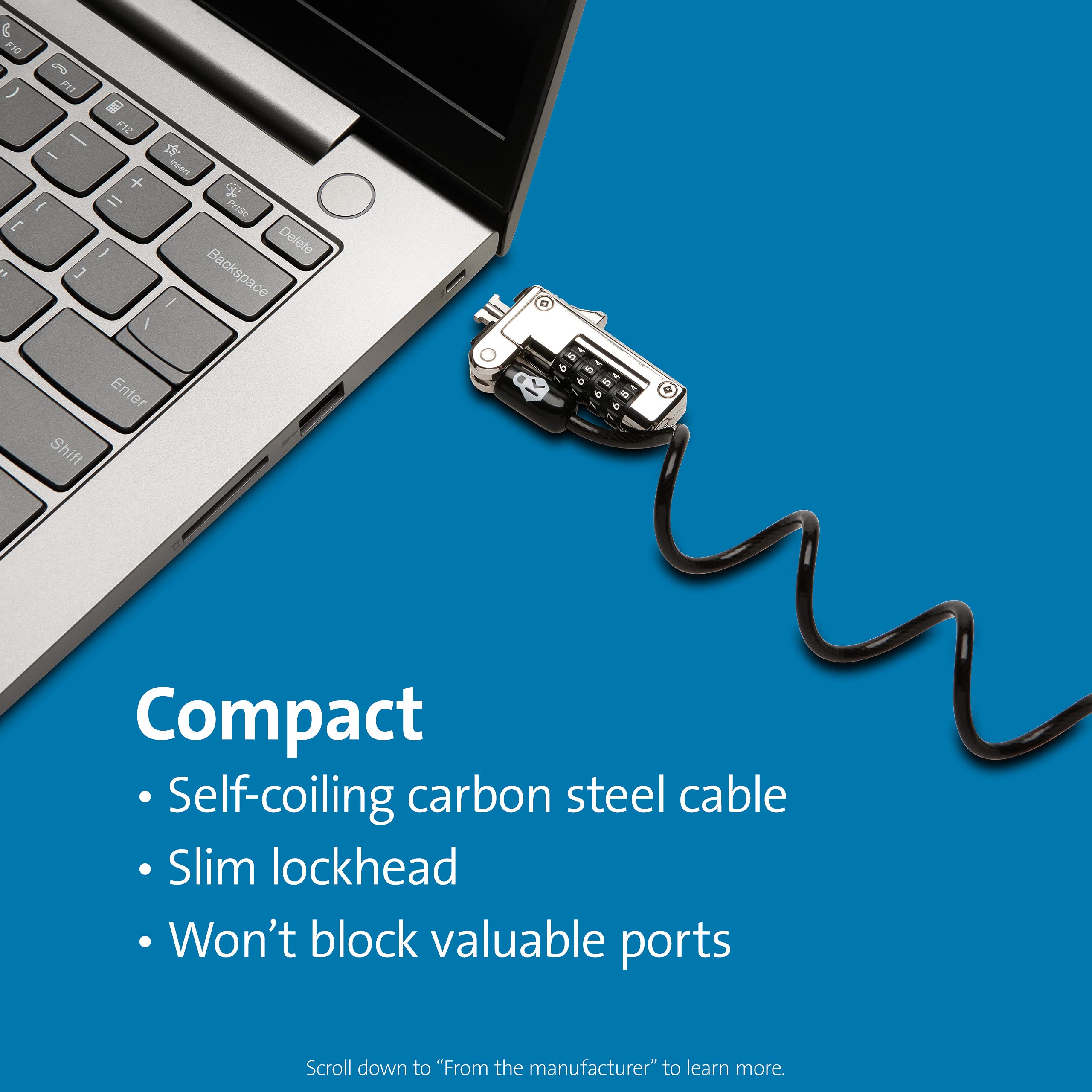 kkページ Amazon.com: Kensington Slim NanoSaver Portable Combination