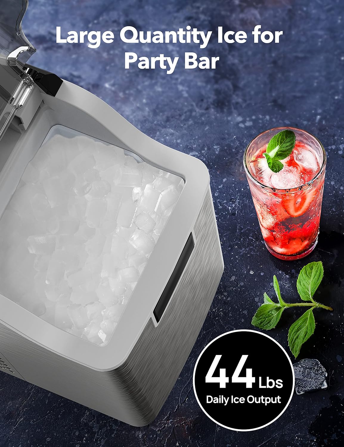 Муз жасоочу машина көп өлчөмдөгү муз чыгарат