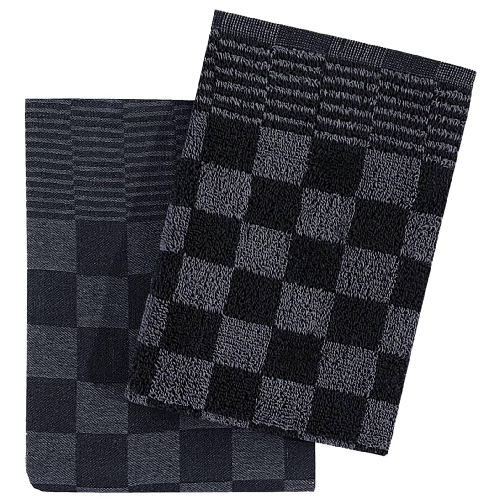 Homgoday Set Strofinacci 20 pz in Cotone Nero e Grigio, Decor da Mobili da Interni per Soggiorno Ufficio Camera da Letto