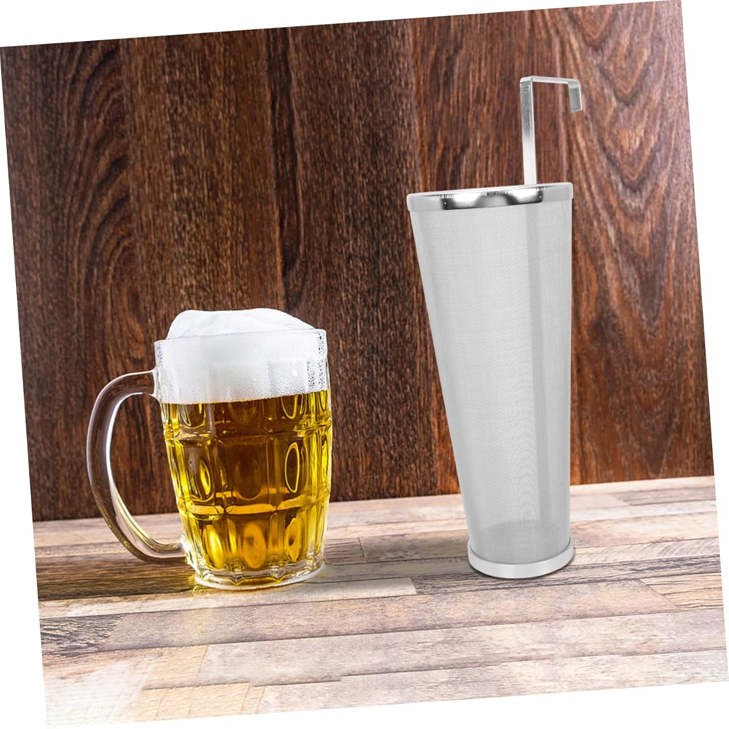 ABOOFAN Stainless Steel Beer Brewing Filter Cartridge Stainless Steel Strainer for Home Brewing Kettle Systems and Compost Tea Easy to Clean Temperature Resistant