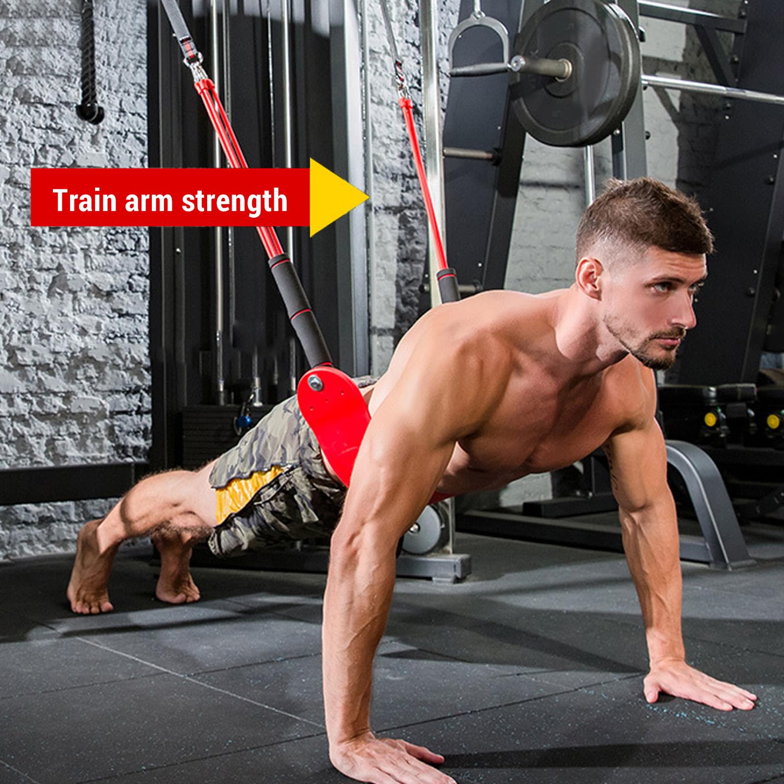 Bandas de Asistencia para Dominadas, Correas de Entrenamiento Resistentes, Equipo de Entrenamiento Asistido con Reposapiés, Ideal para Gimnasio en Casa, en Interiores y de la Parte Superior