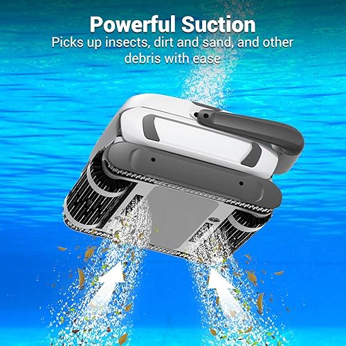 Miniatura 3 de AIPER Limpiador robótico automático de piscinas con motores ultra triples, cestas de filtro de carga superior grandes y función de escalada en