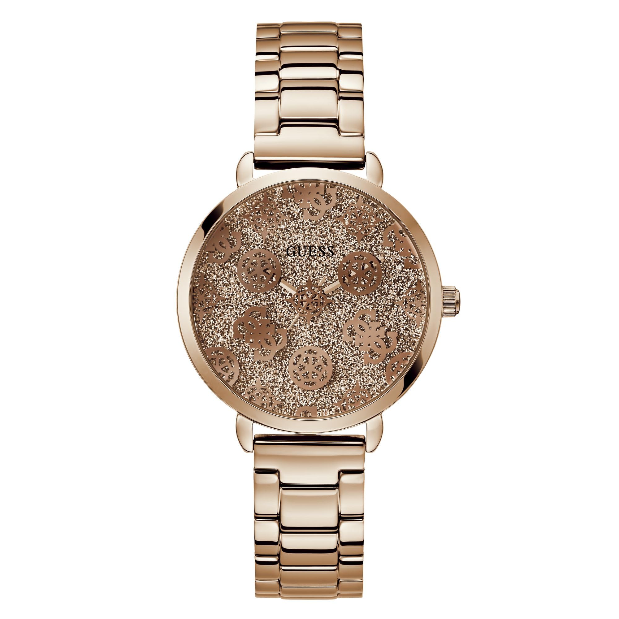 GUESS Stainless Steel Analog Rose Gold Dial Womens Watch-Gw0670L4, Band Color-Rose Gold (B0CXXRFDQC) Amazon Price History, Amazon Price Tracker