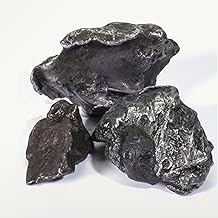 KALIFANO Sikhote-Alin Meteorite Bundle (3 Pieces) - Authentic Rough Iron Meteorite from Siberia - Rare Specimen with Information Card and COA Included (Family Owned and Operated)