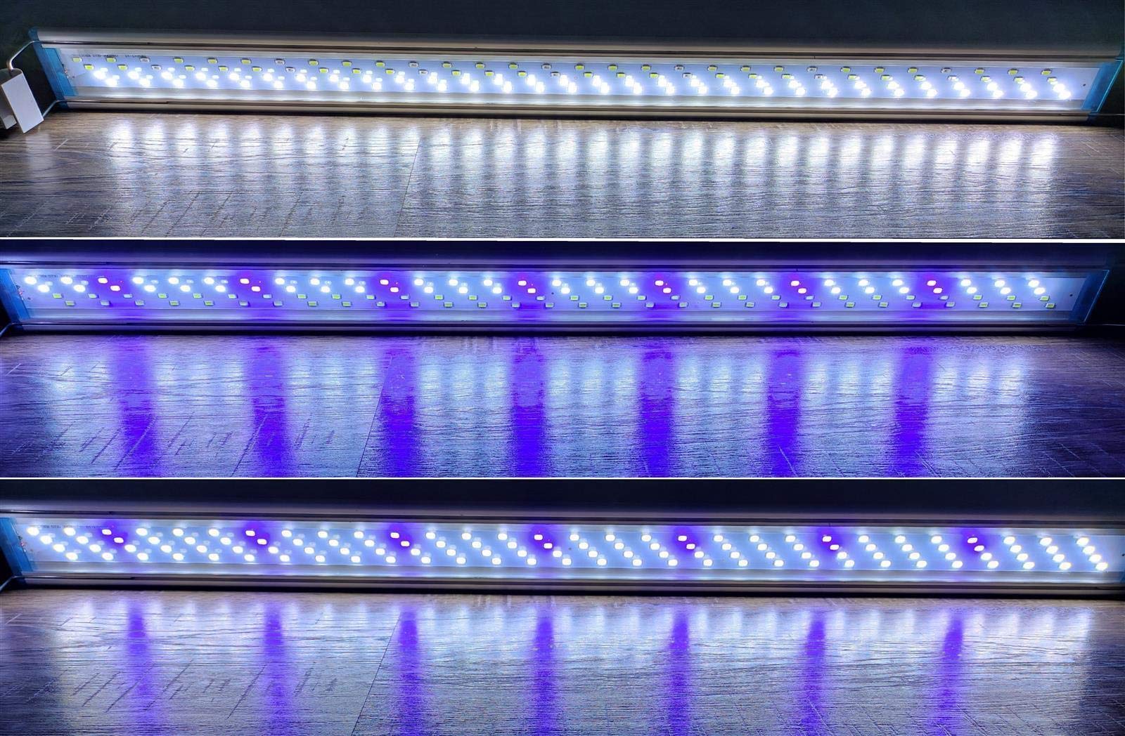ZooPaul Luminaire LED en aluminium 120 cm pour aquarium et terrarium