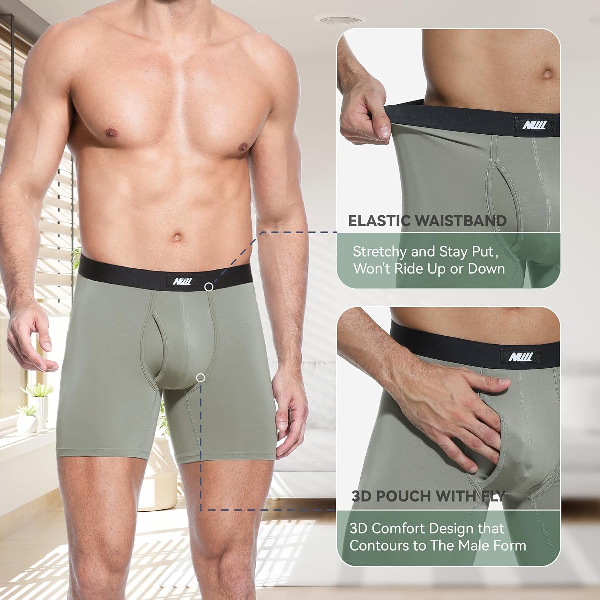 Men's Micro Modal Boxer Brief view 4