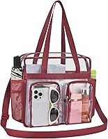 Vista 34 de Bolsa de mano transparente Oraben aprobada por el estadio 12 x 6 x 12 Bolsa de estadio para trabajo, deportes, juegos, gimnasio