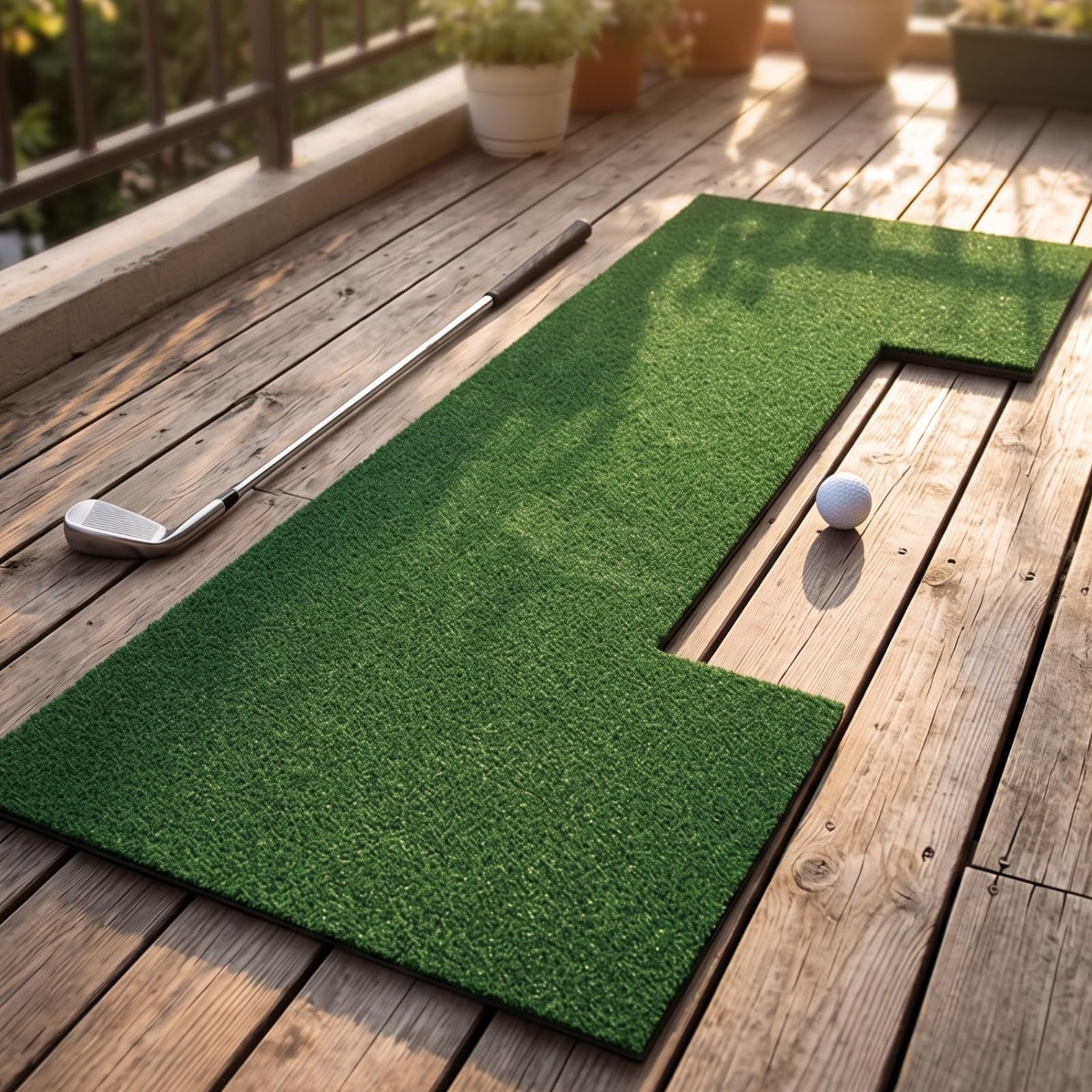 LOVIVER rutschfest Golf-Übungsmatte | Verschleißfest, Golfabschlagmatte, Strapazierfähig, Sportmatte, für Zuhause
