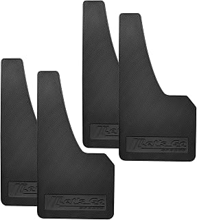 4 Pcs Universal Black Soft Rubber Mud Flaps - Prevent Mud Splashes, Enhance Appearance, Easy Install, Waterproof & Scratch Resistant - Ideal for Sedan SUV and Urban/Suburban Cars -Let s go