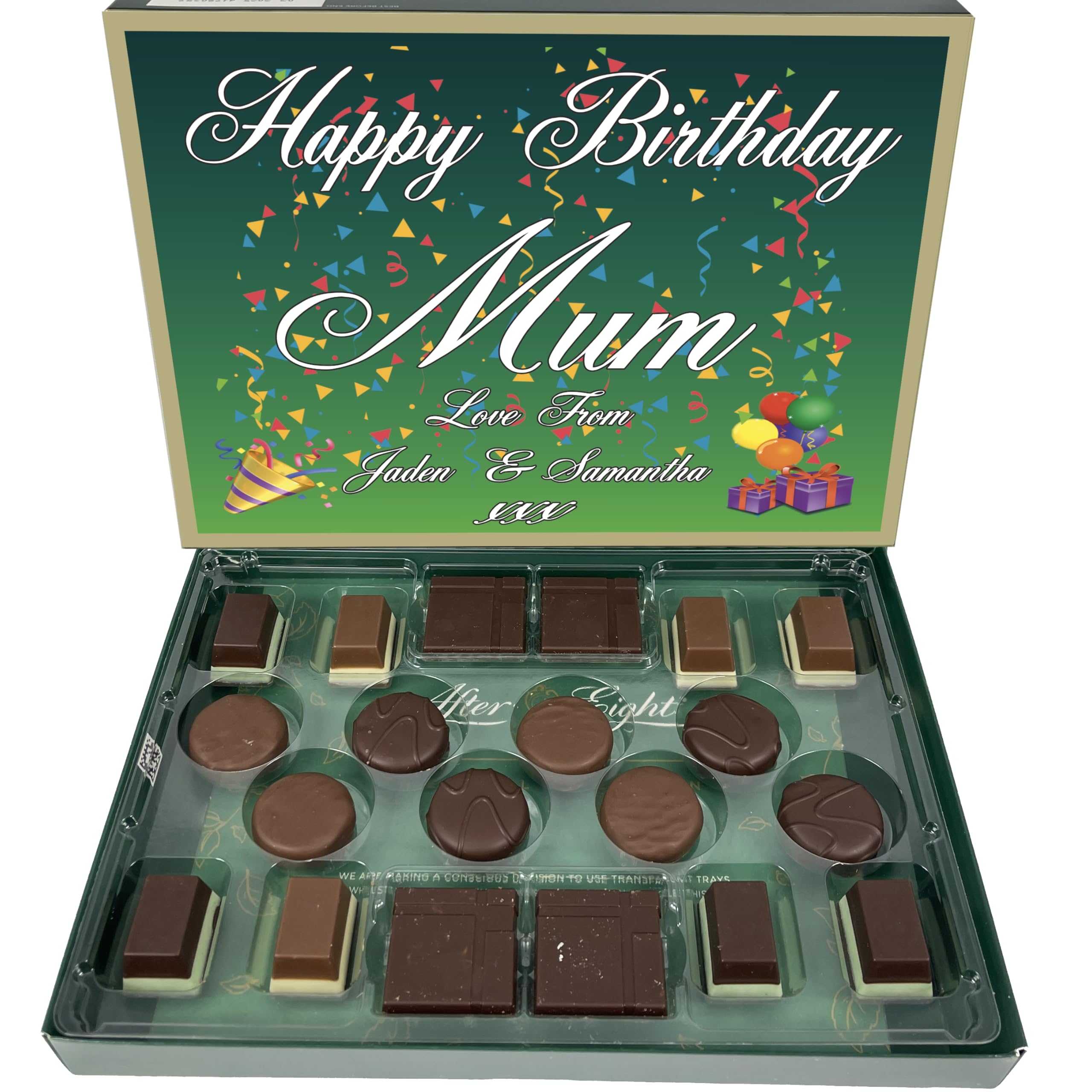 Personalised Chocolate Gift Box Compatible With AFTER EIGHT