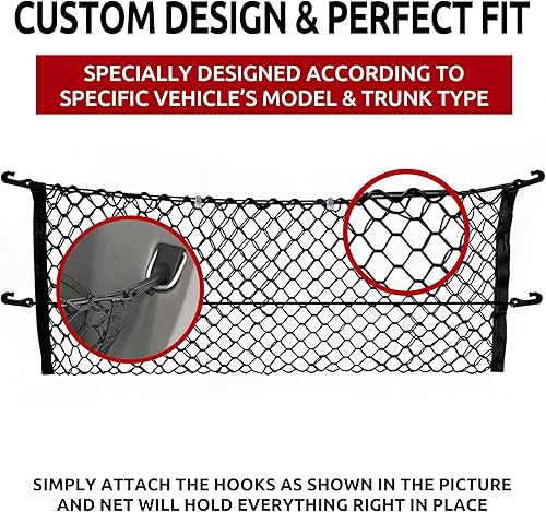 Miniatura 3 de Red de carga para maletero de sobre para GMC Acadia 2007 2008 2009 2010 2011 2012 2013 2014 2015 2016 2017