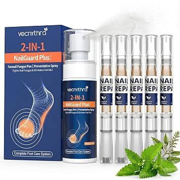 Athletes Foot Spray Treatment, Toenail Fungus Treatment Extra Strength Pen for Toenail & Finger, More Pure Natural Plant Extracts, Foot Fungus Treatments