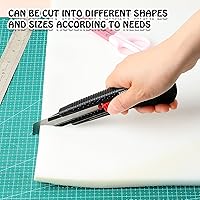 Vista 4 de Amylove Polyurethane Foam 24" x 72" High Density Cushion Upholstery Foam Sheet for Seat Replacement DIY Projects Chairs Headboards Sofas Home(1" x