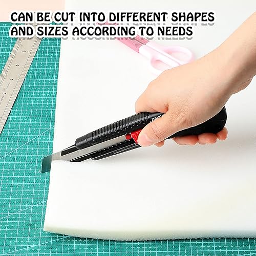 Miniatura 10 de Espuma de poliuretano de 24 x 72 pulgadas, cojín de alta densidad para tapicería de espuma artesanal para reemplazo de asientos, proyectos de