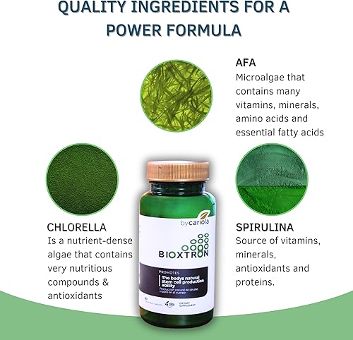 Miniatura 4 de Bioxtron AFA Suplemento de células madre masticables  Apoyo articular y dolor muscular  Apoyo del sistema inmunológico  Apoya los niveles de energía