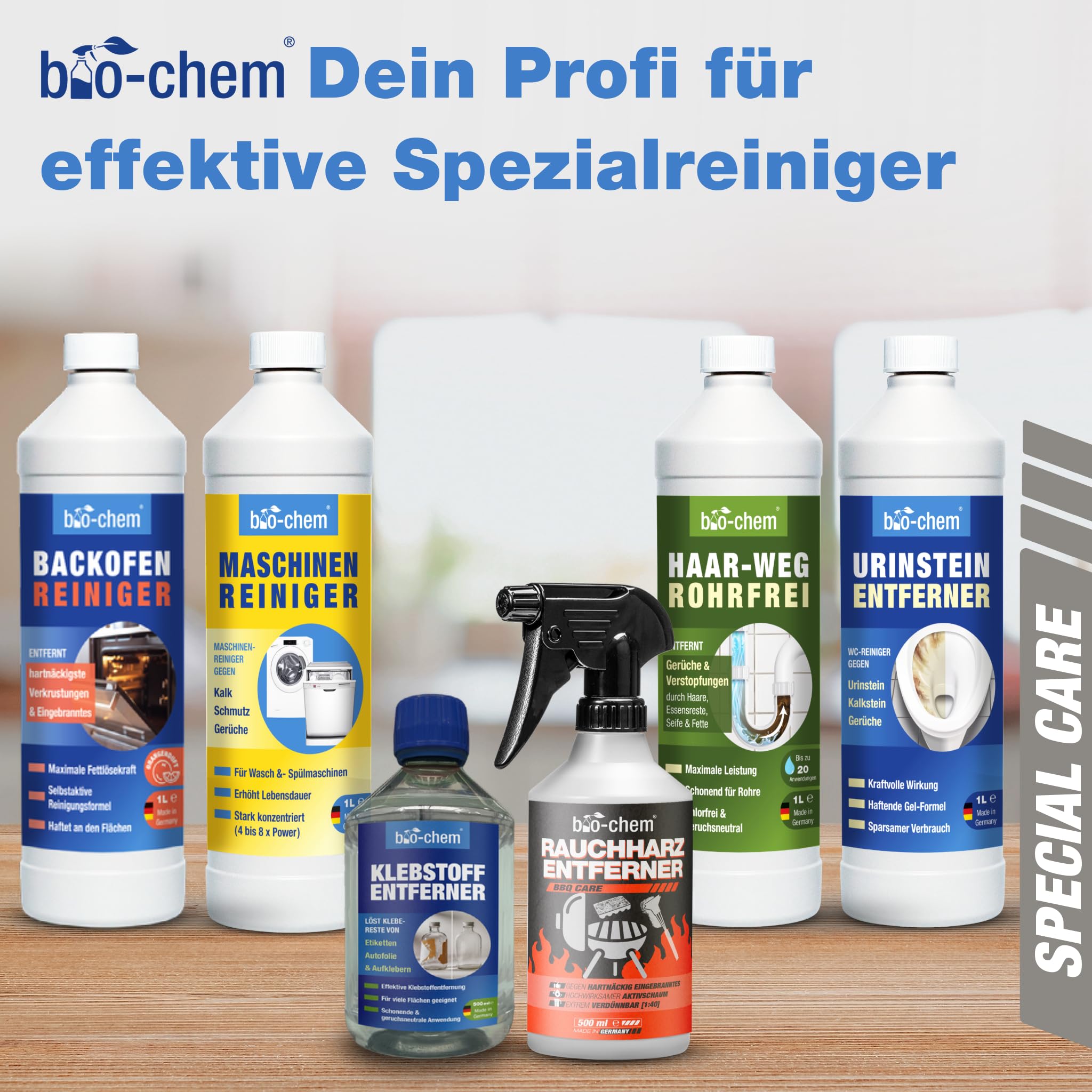 bio-chem ?rodek czyszcz?cy do pralki i zmywarki 1000 ml, neutralny zapach i delikatny, p?ynny ?rodek czyszcz?cy do wn?trz zmywarek i pralek, wyprodukowano w Niemczech