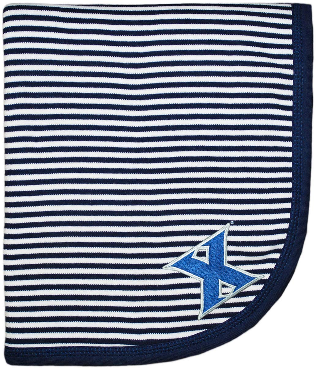 Creative Knitwear College Baby NCAA Infant Striped/Solid Blanket, Unisex, One Size 37.5 X 33.5