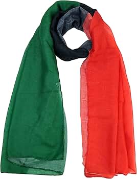 RBG Forever African American Flag Oversized Black Heritage Scarf