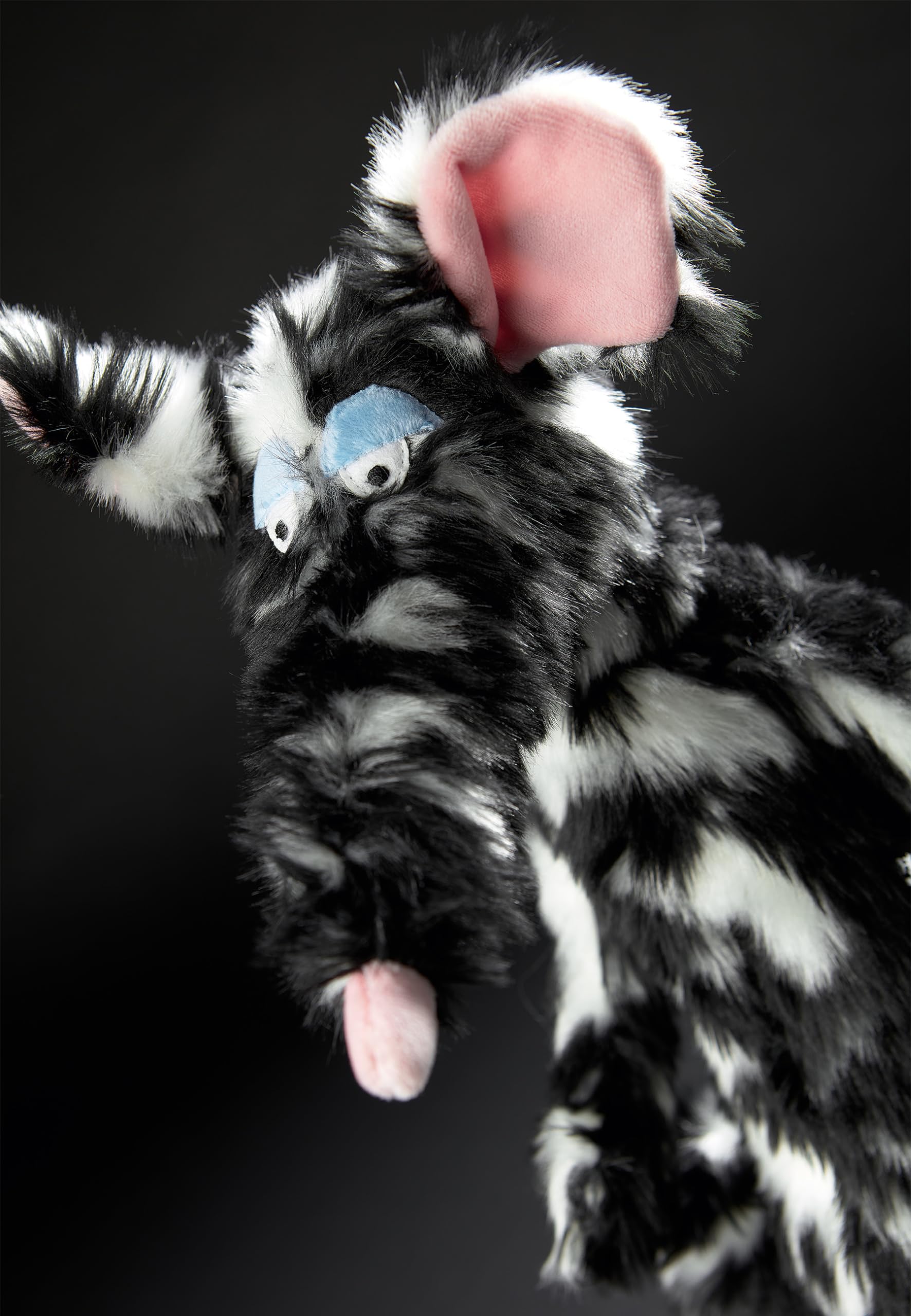 Sigikid 39609 Schiggi Miggi BeastsTown Ratto consigliato per ragazze ragazzi e adulti peluche dai 3 anni in su, nero/bianco/ratto